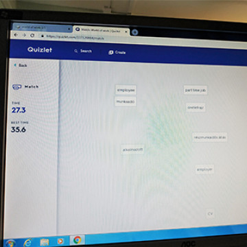 Match Everything disappear / Párosító játék - Munkavállalói szókincs fejlesztése 4.